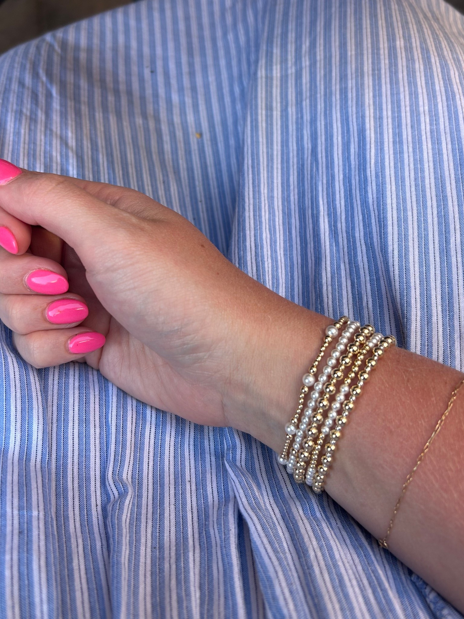 My new favorite bracelets! So fun to mix and match and add more to my stack! 

#LTKFindsUnder100 #LTKFindsUnder50 #LTKStyleTip