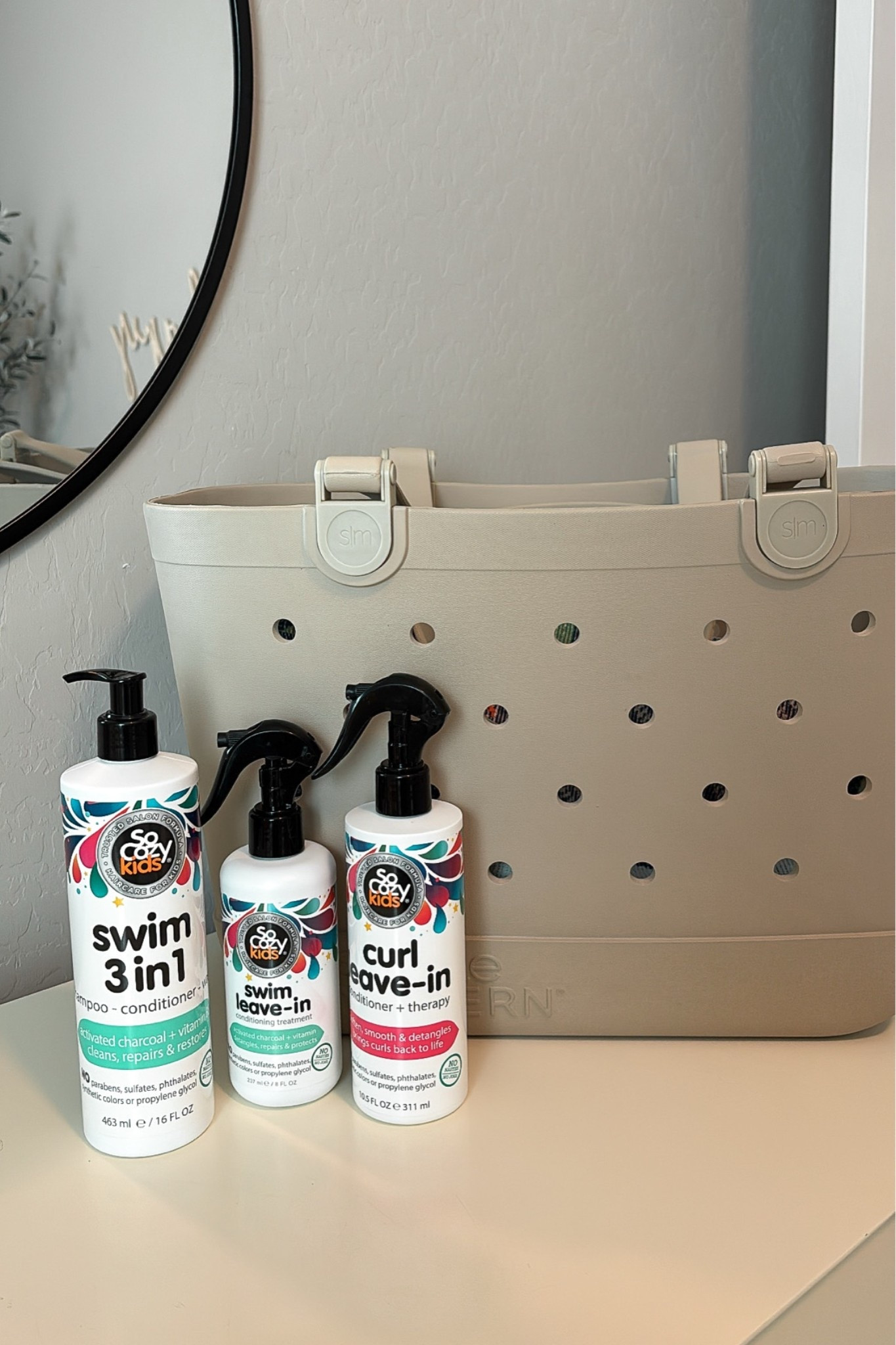 can’t live without our @socozy products! ☀️ the leave-in + swim shampoo combo is going to be such a lifesaver for helping with tangles and chlorine buildup this swim season. & curl leave-in is our daily favorite! 

Tote: simple modern in large 

#mombag #swimbag #totebag #mommusthaves #beachbag #simplemodern #amazonfinds #socozyhair #kidshairproducts #kidsswim #kidshairessentials #hairessentials #summermusthaves #walmartfinds #targetfinds

#LTKmomlife #LTKSeasonal #LTKSwim