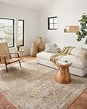 Loloi II Adrian Collection ADR-01 Natural/Apricot 7'-6" x 9'-6" Area Rug | Amazon (US)