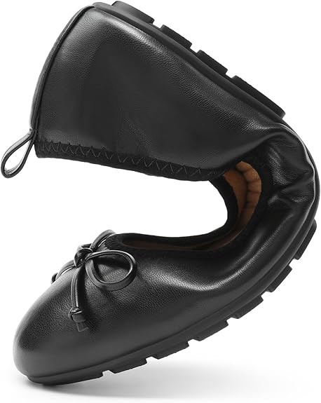DREAM PAIRS Women's Flats, Foldable Ballet Flats for Women, Bowknot Round Toe Comfort Light Weigh... | Amazon (US)