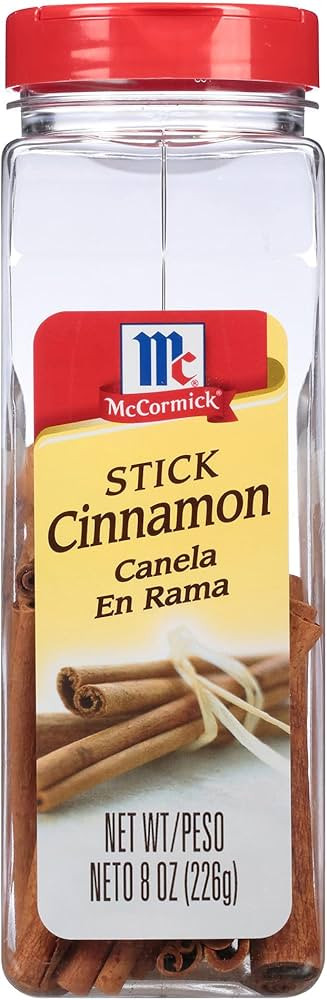 McCormick Cinnamon Sticks, Brings Rich Cinnamon Flavor and Warmth to Savory & Sweet Recipes, 8 oz | Amazon (US)