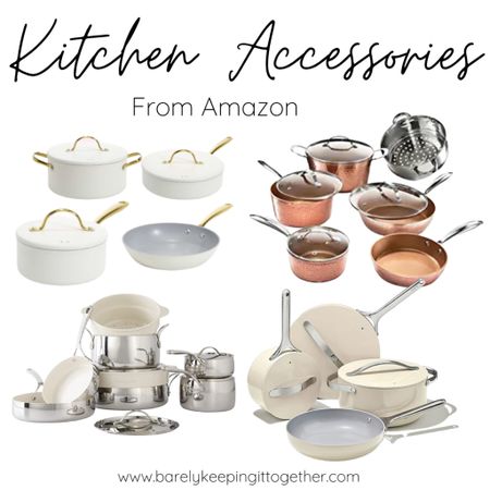 The best sets of pots and pans from Amazon to go with your kitchen  

#LTKhome