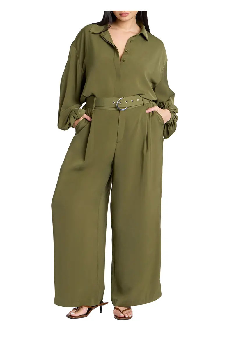 Wide Leg Belted Pant | Nordstrom