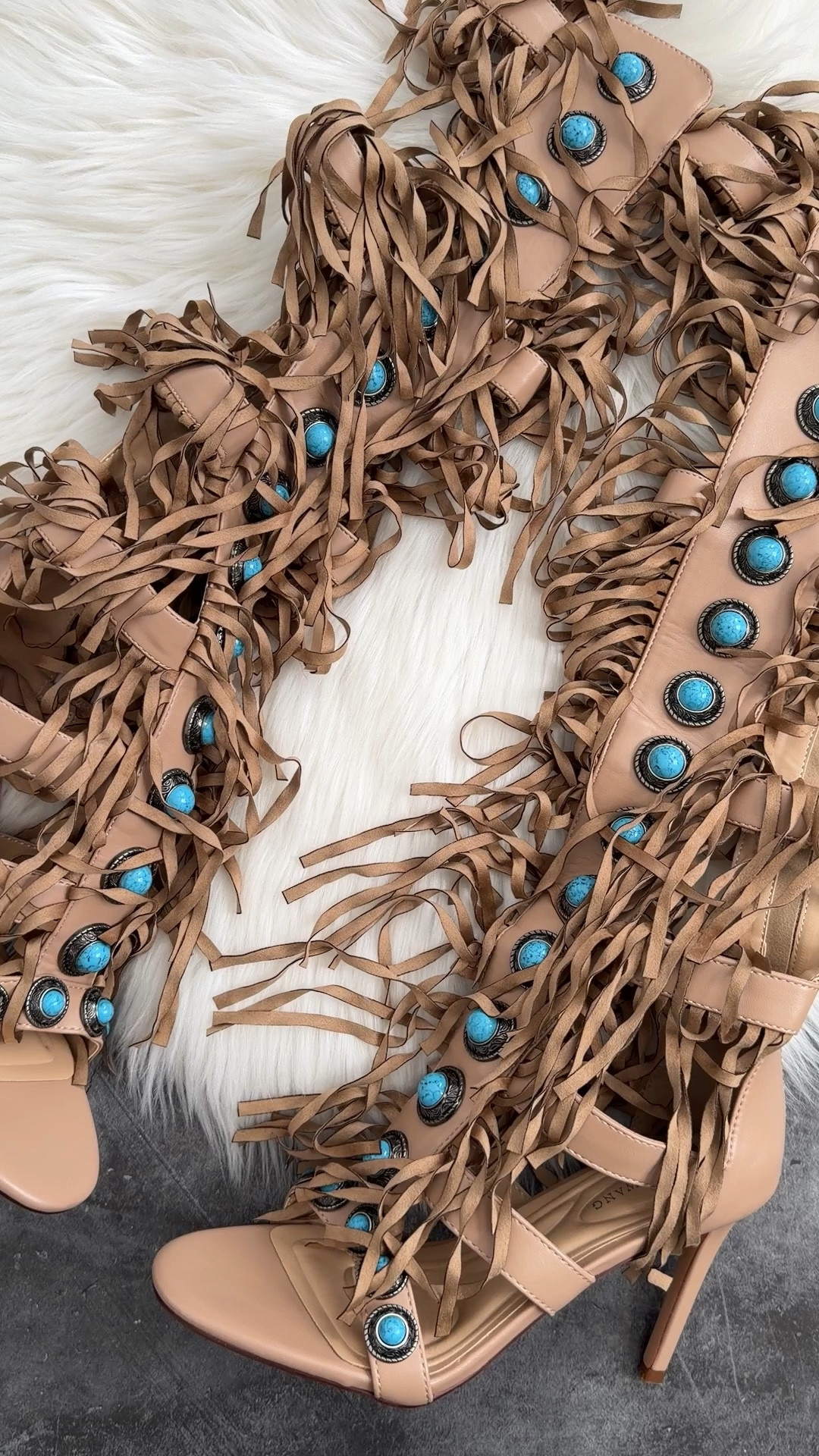 AZALEA WANG AMADEO TAN SANDAL runs true to size 