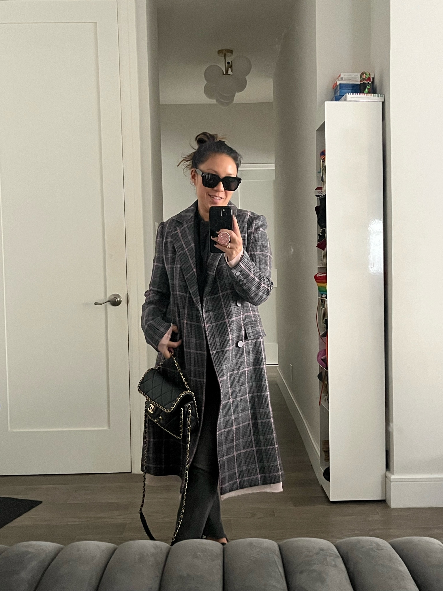 I bought this coat in the summer because it was such a great deal! $800 retail. I got it for $150! So, this went from being a splurge to a steal! It’s sold out almost everywhere, but I linked a save version. I’m wearing an xs in this coat and an xxs in the save version. Happy shopping!

#LTKShoeCrush #LTKItBag #LTKWorkwear