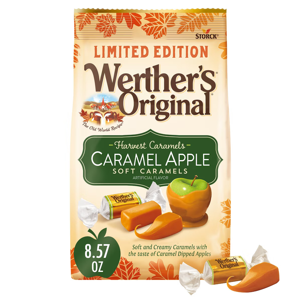 Werther's Original Halloween Harvest Caramel Apple Soft Caramels - 8.57oz | Target