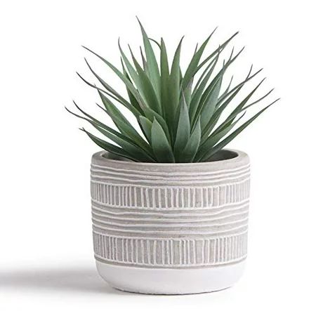 Kurrajong Farmhouse 7.5 x 4.5 Artificial Plant in Pot Beautiful Feaux Plant for Bedroom Decor, Shelf | Walmart (US)