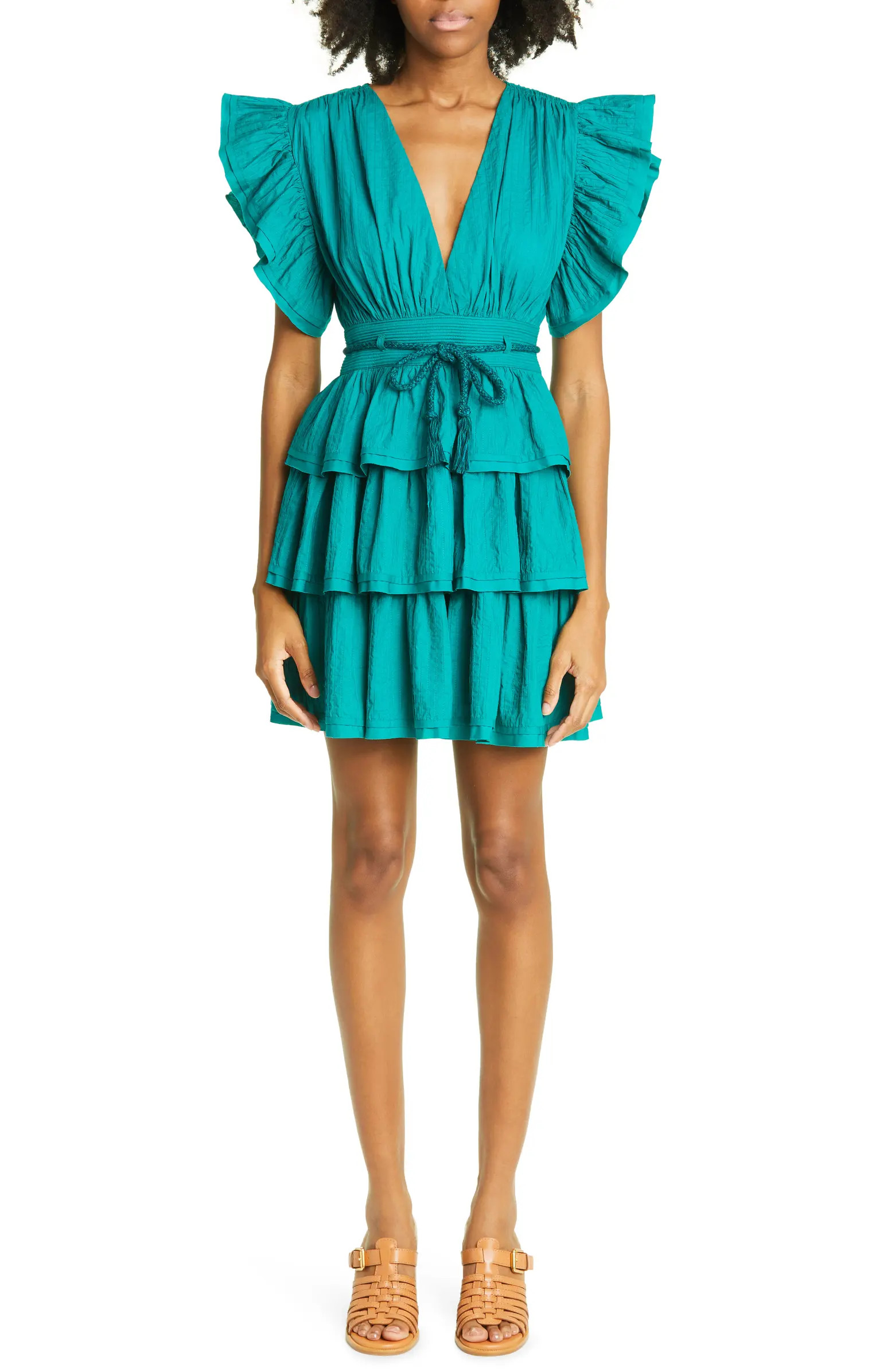 Camilla Tie Waist Minidress | Nordstrom