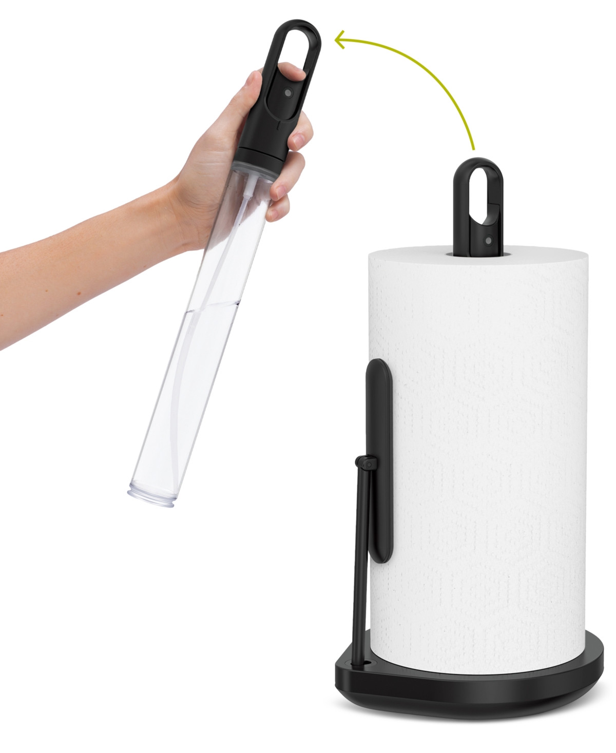 Simplehuman Tension Arm Kitchen Paper Towel Holder - Matte Black | Macy's