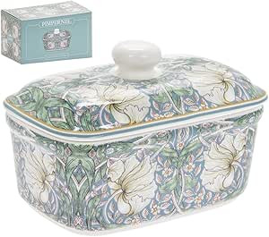 William Morris Pimpernel Butter Dish by Lesser & Pavey | Amazon (UK)