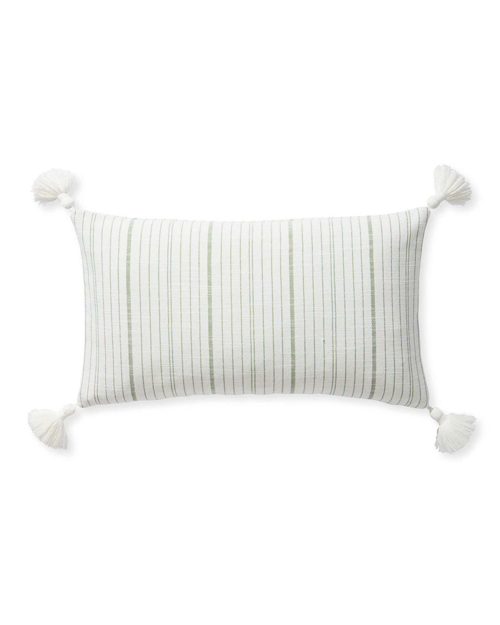 Surf Stripe Pillow Cover - Green | Serena and Lily