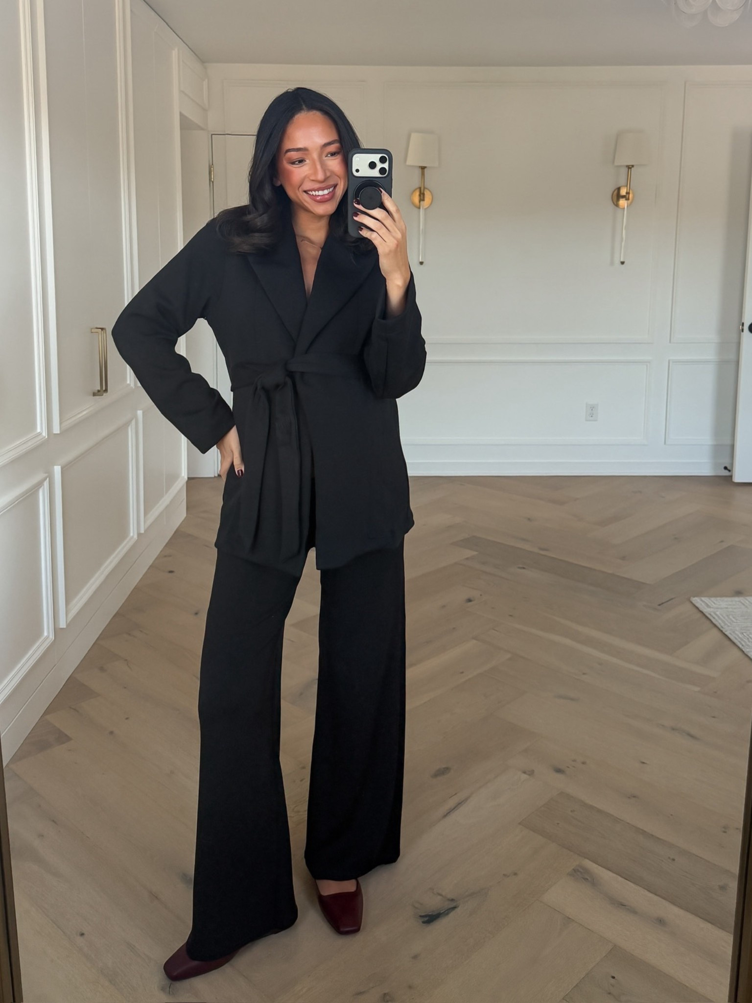 Comfy Winter Outfit 🤍 Use code NENAXSPANX for 15% off your first Spanx purchase + free shipping! Wearing size M cardigan and size M Tall wide leg pants - this material is so comfortable, lightweight and buttery soft! 

Loungewear 
Winter outfit 
Winter fashion 
Airport outfit 
Travel outfit

#LTKTravel #LTKFindsUnder100 #LTKSeasonal