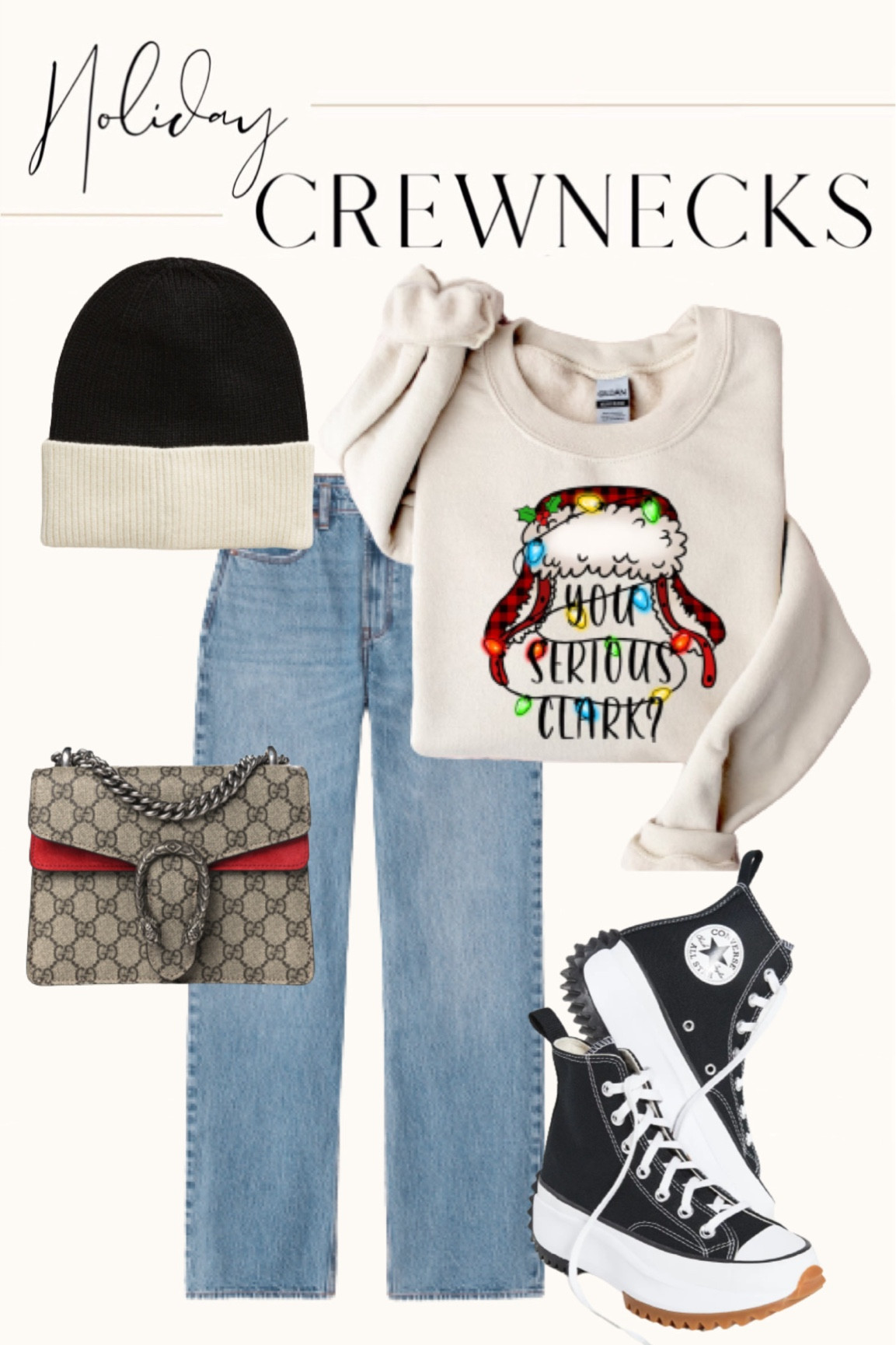 The Griswold’s Christmas sweatshirt outfit 🎄 

#LTKHoliday #LTKstyletip #LTKSeasonal