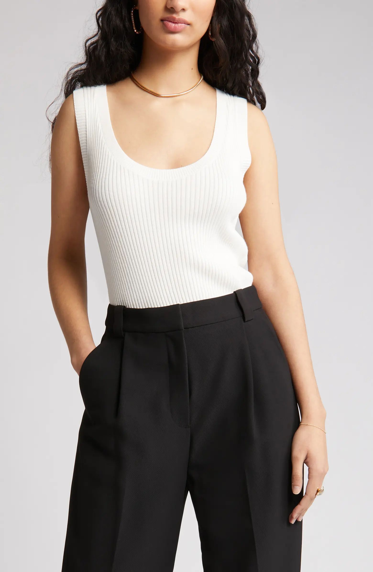 Ribbed Sweater Tank Top | Nordstrom