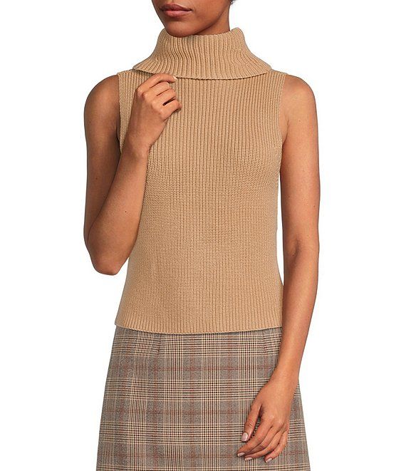 Dylon Turtleneck Sleeveless Sweater | Dillard's