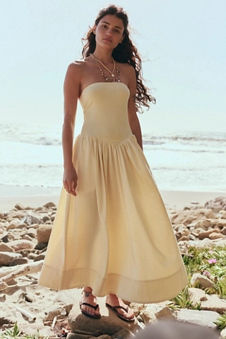 Onda Drop-Waist Tube Midi | Free People (Global - UK&FR Excluded)