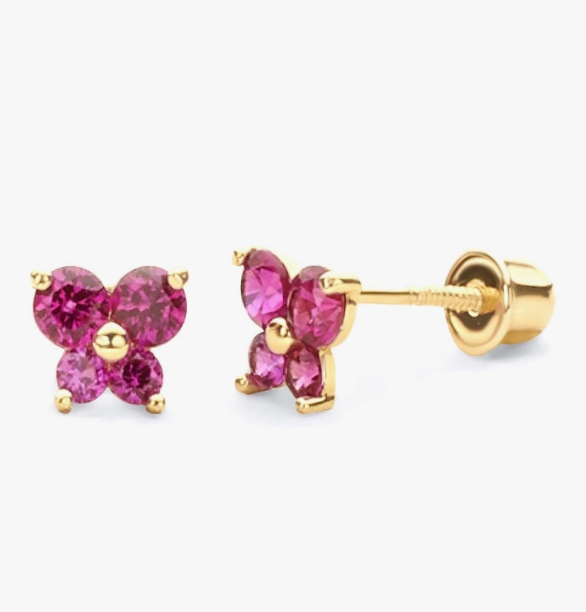 14k REAL Yellow Gold Butterfly Stud Earrings with Screw Back- 12 Different Color Available

Earrings for babies and kids and adults 

#LTKGiftGuide #LTKKids #LTKHoliday
