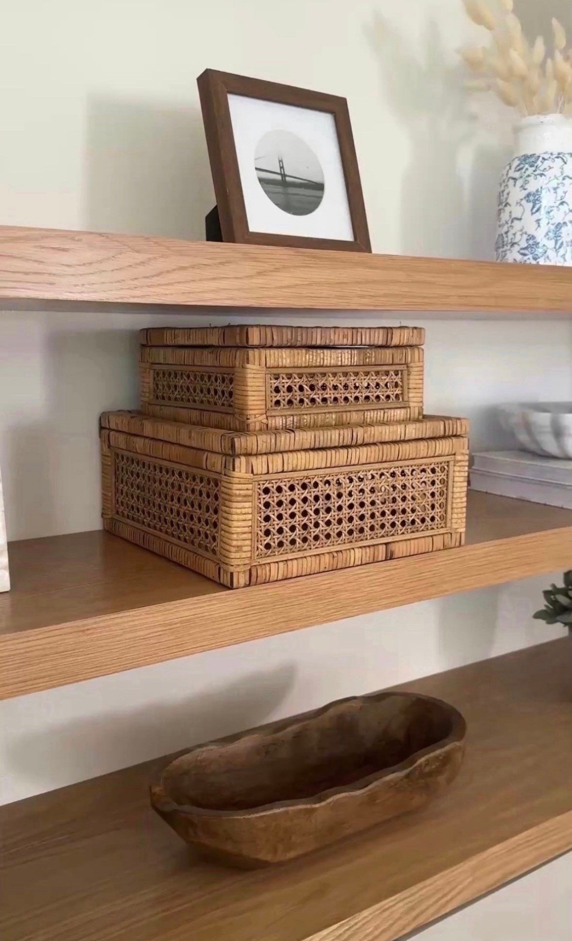 My favorite decorative boxes are from Amazon! These are great for hiding cords, remotes, and small things!

#LTKHome