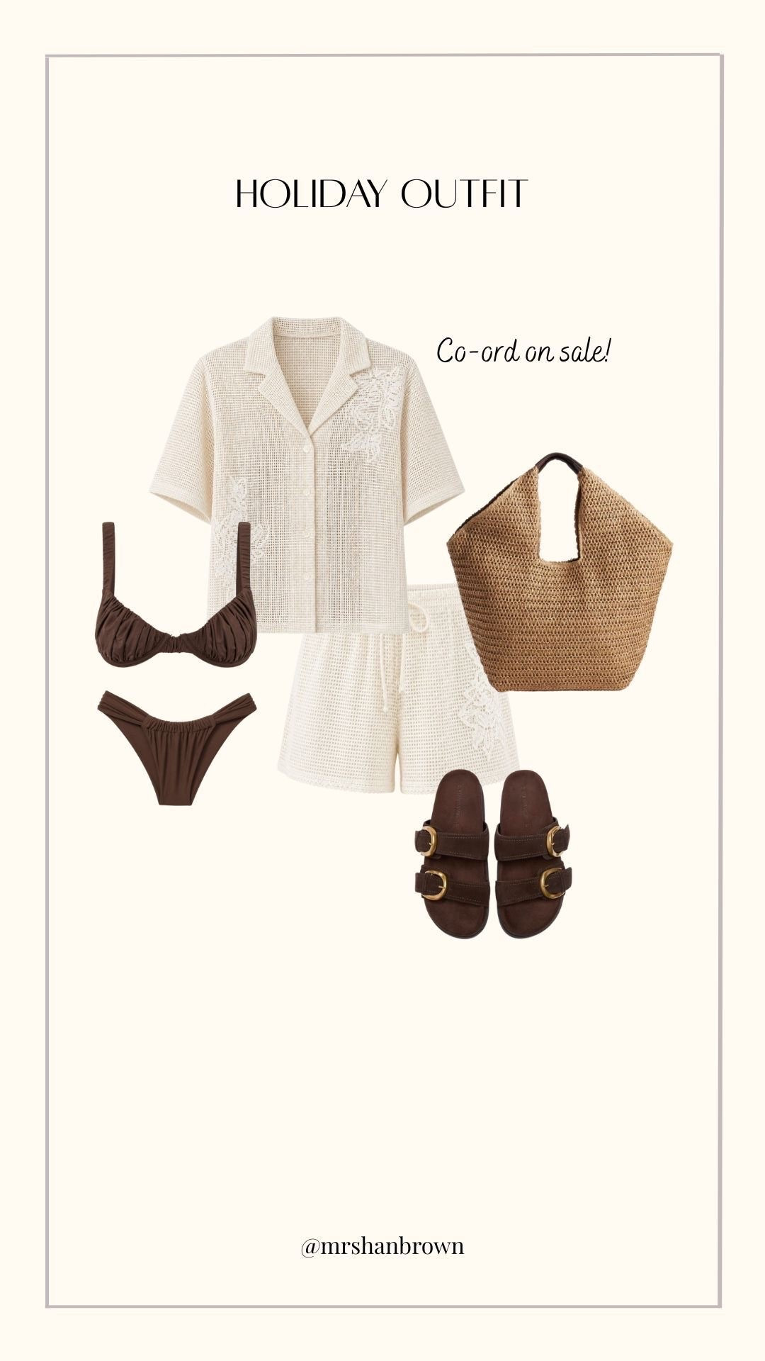 How nice is this co-ord girls & it’s in the sale!! 

Beach outfit, swimwear, bikini, crochet, co-ord, beach coverup, chocolate brown, holiday outfit

#LTKuk #LTKsummer #LTKswimwear