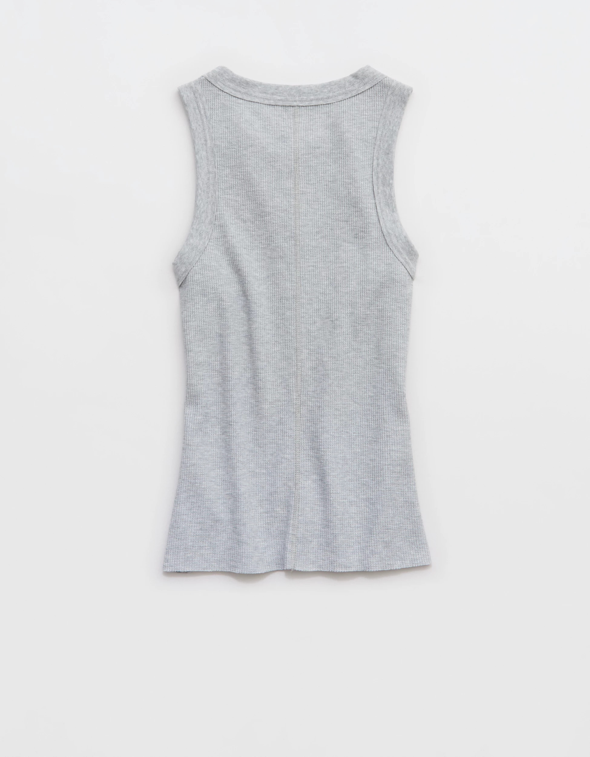 Aerie Unwind Waffle Henley Tank Top | Aerie