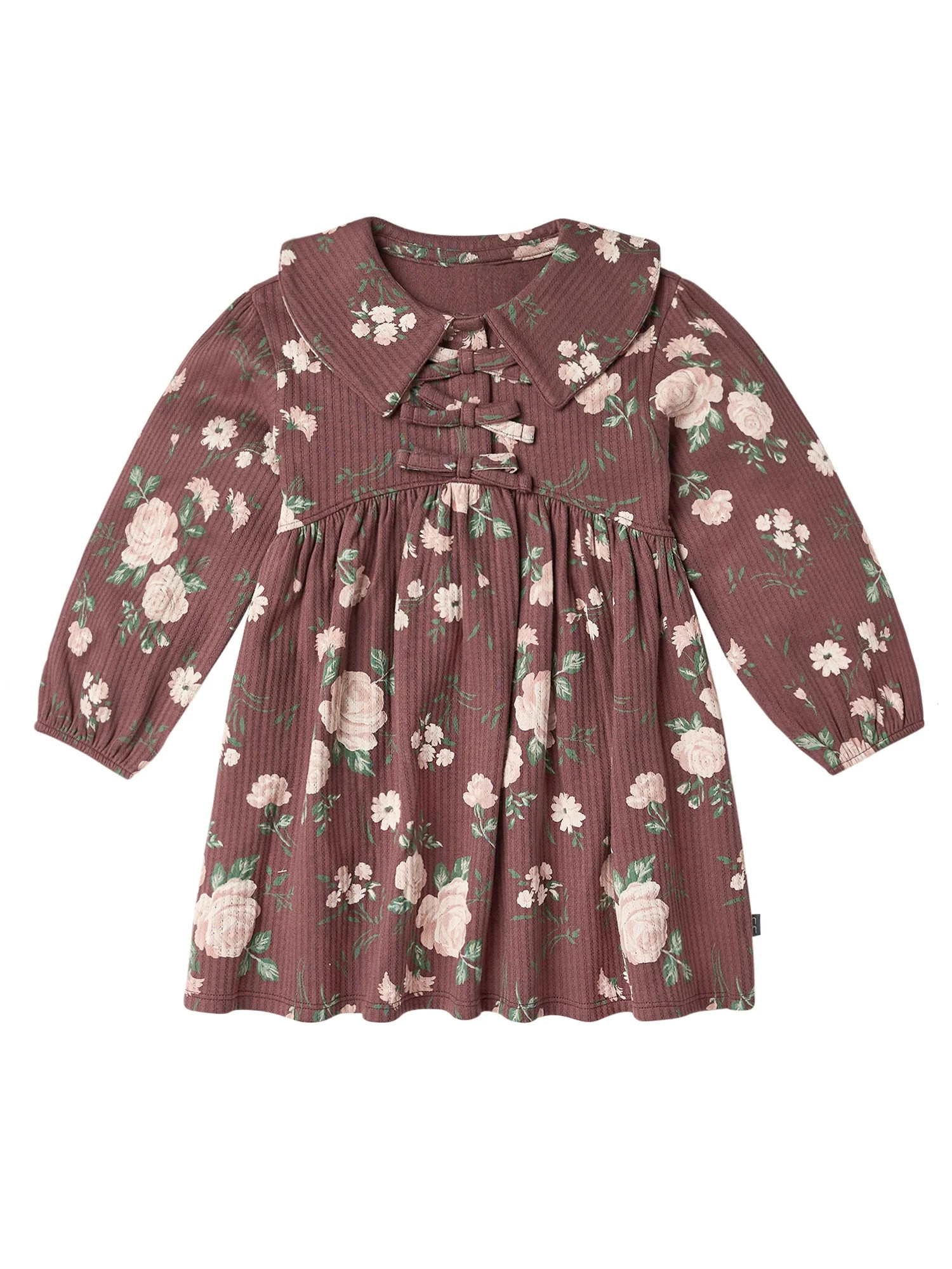 Modern Moments by Gerber Toddler Girl Bow Front Dress, Sizes 12 Months - 5T - Walmart.com | Walmart (US)