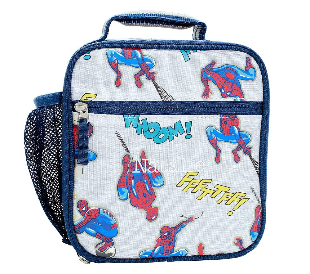 Glow-in-the-Dark Marvel Spider-Man Mackenzie Classic RPET Lunch Box | Pottery Barn Kids
