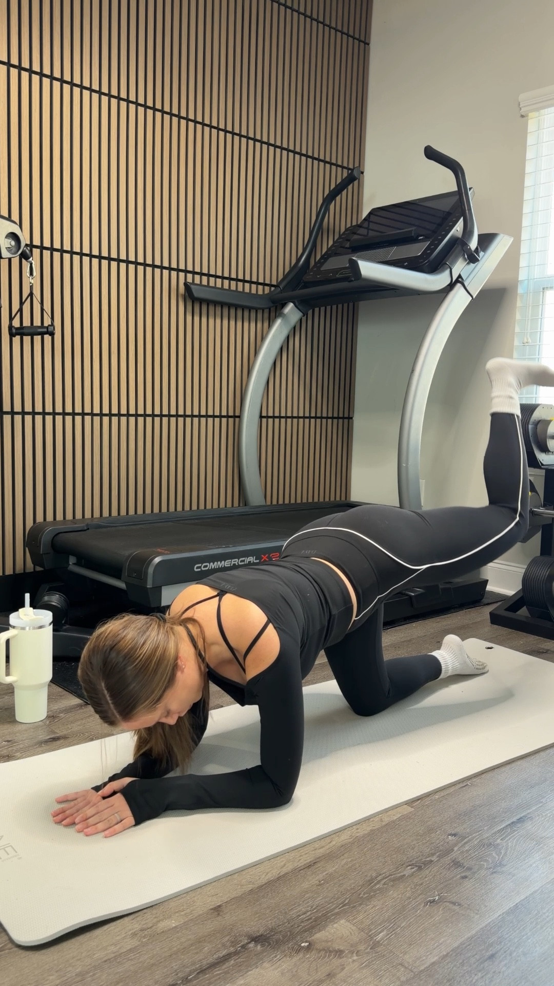Today’s workout set from Day 1.
High-rise leggings + supportive top that stays put through core work and mat movement.

Great stretch, breathable fabric, and doesn’t roll down during Pilates.

Wearing size small for top and leggings 

#LTKdayinmylife #LTKActive #LTKfitnessgoals