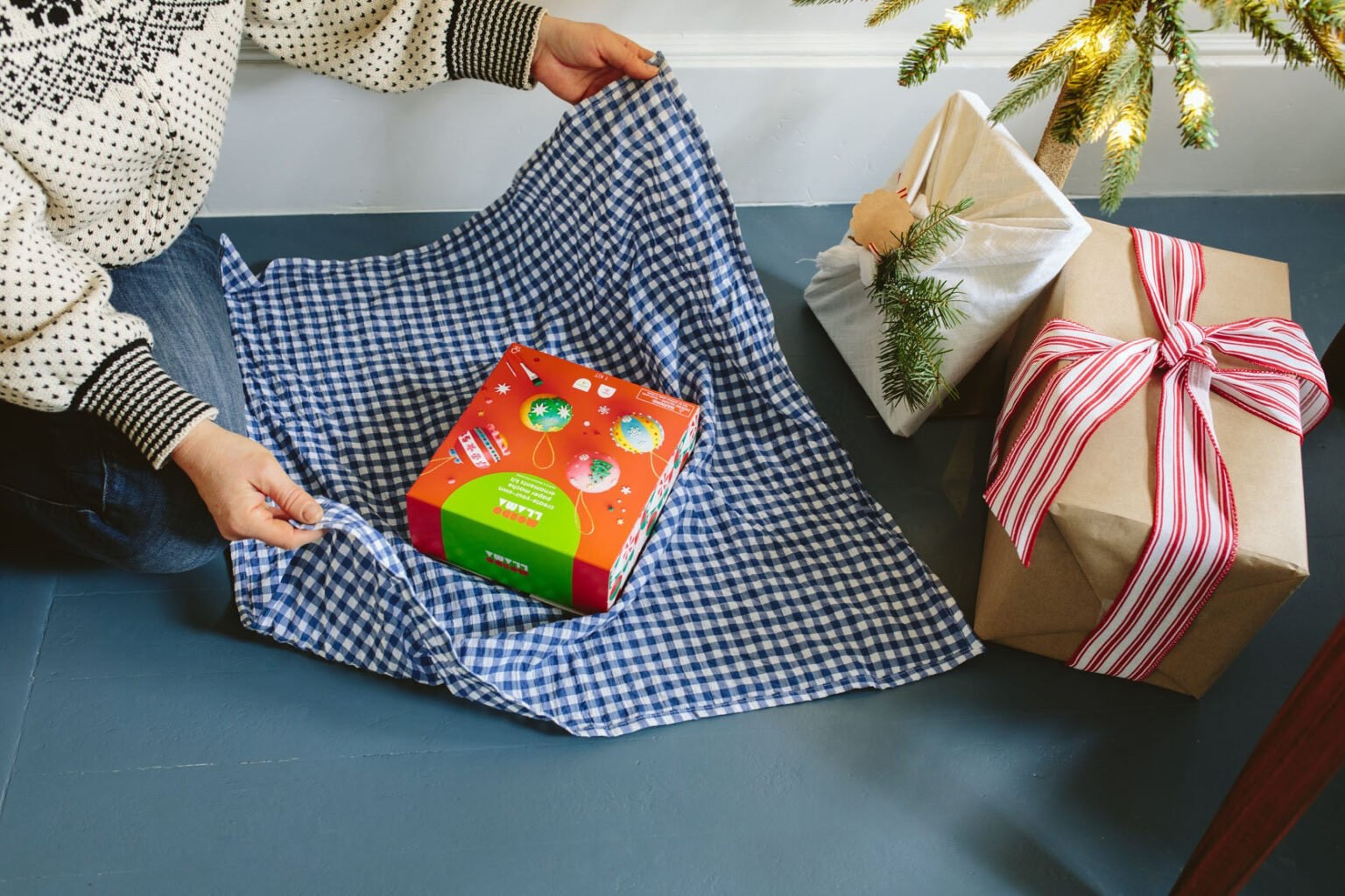 I’ve been on a 4-year campaign against traditional wrapping paper. Listen, a lot of packaging around the holidays is unavoidable, but it’s not just that – wrapping paper can be SO expensive, just to be ripped open, cleaned all up, and thrown away!! On Christmas morning you (we) end up dealing with garbage bags full of ripped-up paper all over your house and while it’s not the biggest deal it seems kinda nuts that we all just go along with this tradition of spending a lot of money to wrap up a ton of gifts that just get torn open and thrown away in ONE DAY!!! Sure, I want to create less waste (and some papers are recyclable), but I also just love common sense and this just doesn’t make sense to me. So last year I made a swap. Now, this is NOT new – It’s Japanese Furoshiki wrapping cloths and it’s been around for 3000 years and it is such a lovely, beautiful way to give gifts AND save some money long term. It’s an initial investment that will absolutely pay off (mix in some ribbon or craft paper and you have a full curated look!). Here are a few of my favorites...

#LTKGiftGuide #LTKfamily #LTKHoliday