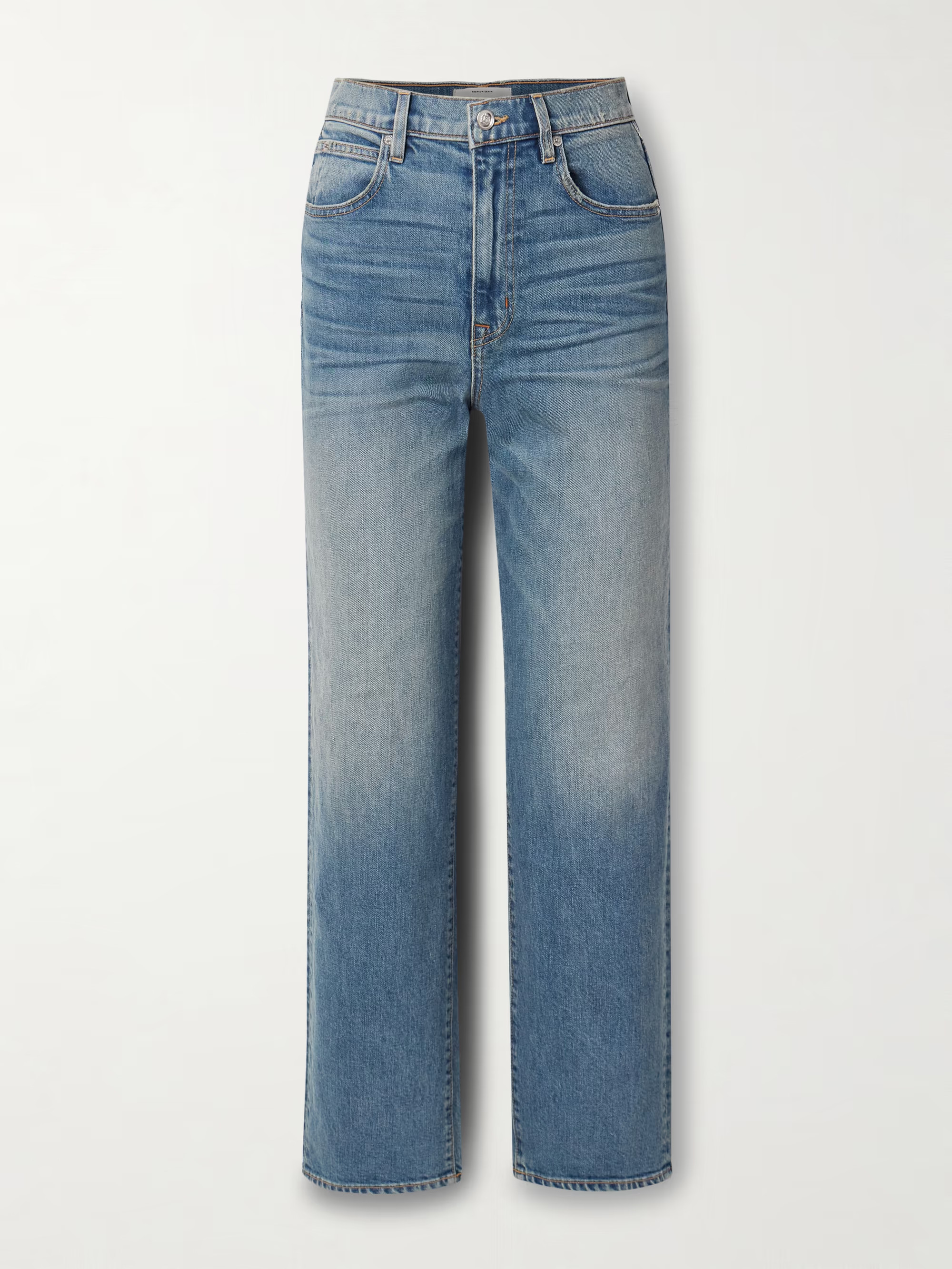 London high-rise straight-leg jeans | NET-A-PORTER (US)