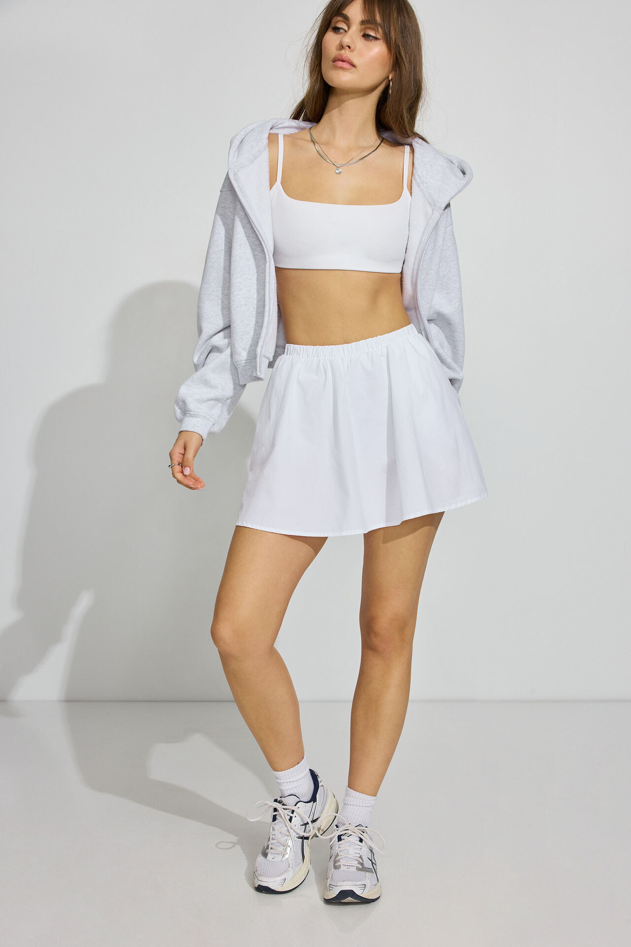 Peyton Poplin Skort | Garage Clothing