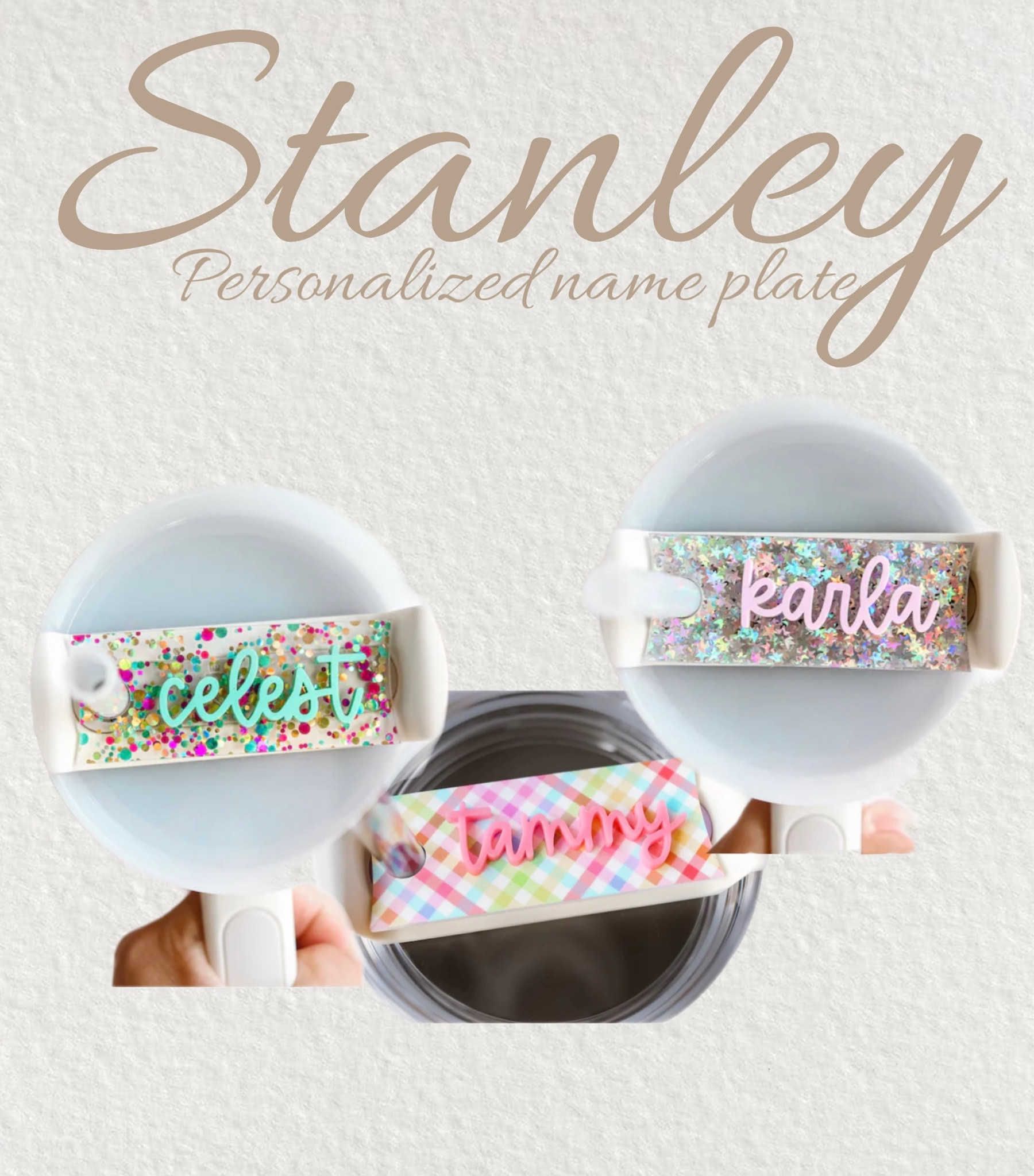 Stanley 40oz Personalized Name Plate