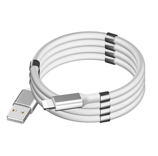 New Magnetic Charging Cable USB-Lighting New Winding Technology Very Organized 3ft Long Fashionab... | Amazon (US)