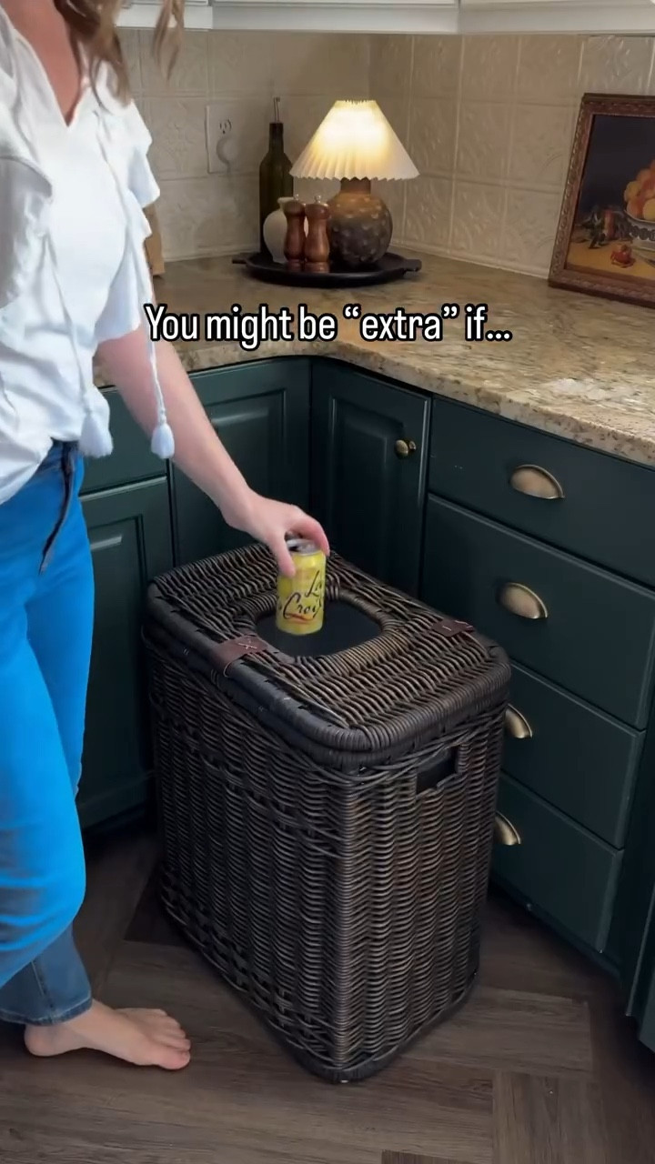 I’ve been called worse things than “extra”. I am what I am. 🙃 worth every penny!

We don’t have space to hide our kitchen trash, so this was the best solution to keep it out in the open. 

It’s way bigger than it looks! Holds 30 gallon trash bags and has a metal bin that’s easy to rinse out spills.

I bought 2 to separate recyclables. 



#kitchendecor #kitchengadgets #organizedhome #organizedkitchen #aesthetichome #amazonfinds #amazonhomefinds

#LTKVideo