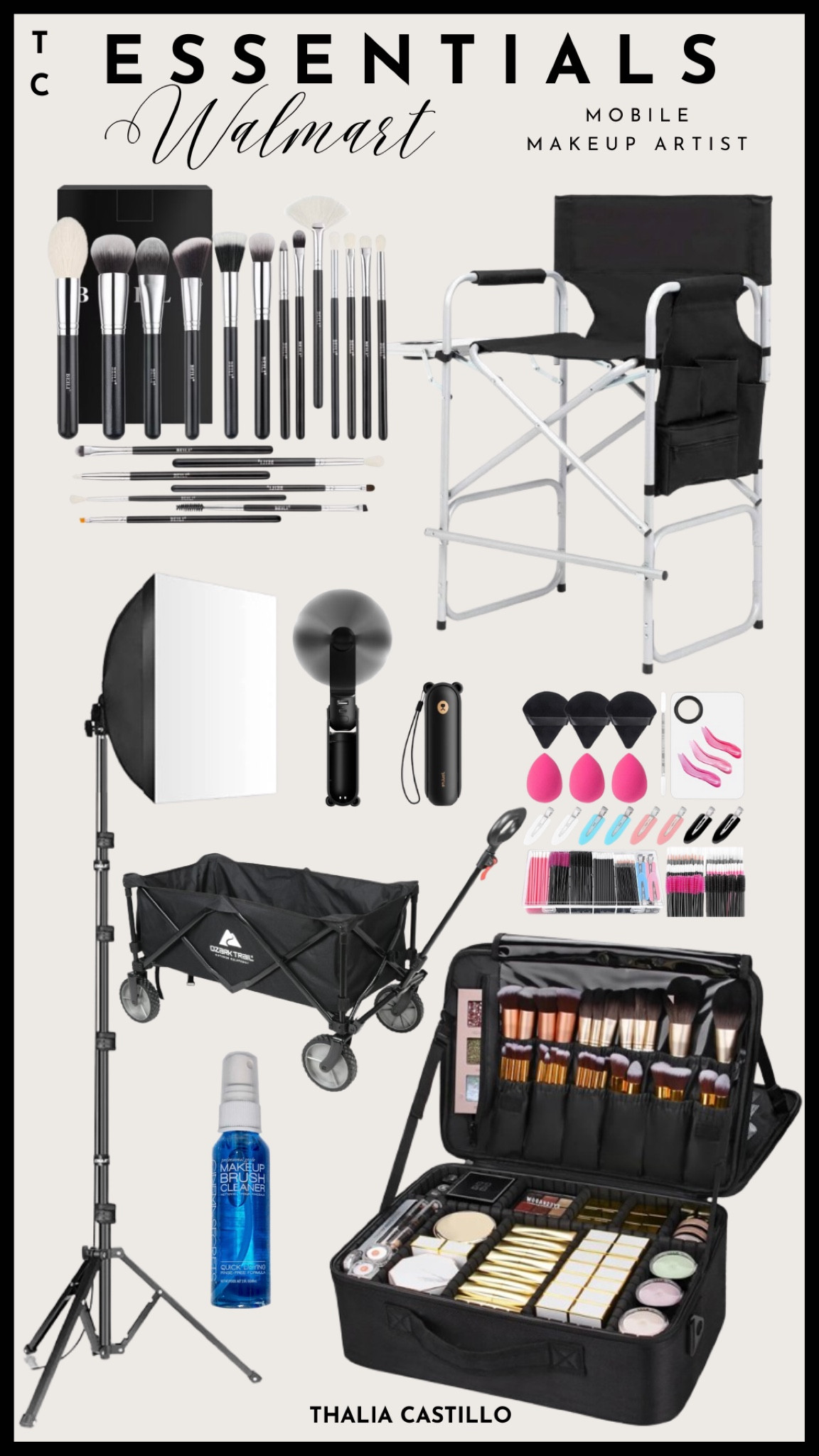 ✨ Everything you need to get started for your mobile makeup artist business – all in one place and at a price you can’t beat! 💄 Find everything from Walmart, from high-quality tools to portable convenience. Whether you’re just starting out or looking to upgrade, this essential kit will set you up for success on the go!

Tap the link to shop and elevate your business! 💬 Leave a comment if you’re a makeup artist or planning to start your journey.

❤️ Don’t forget to like, share, and follow for more tips, tools, and must-haves for beauty professionals!

#MobileMakeupArtist #MUAEssentials #WalmartFinds #BeautyTools #MakeupArtistKit #OnTheGoGlam #MakeupArtistLife #BeautyBusiness #Walmart

#LTKFindsUnder100 #LTKItBag #LTKTravel