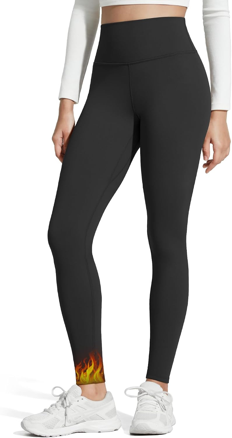 G4Free BareFeel Women Fleece Lined Leggings Thermal Yoga Pants | Amazon (US)
