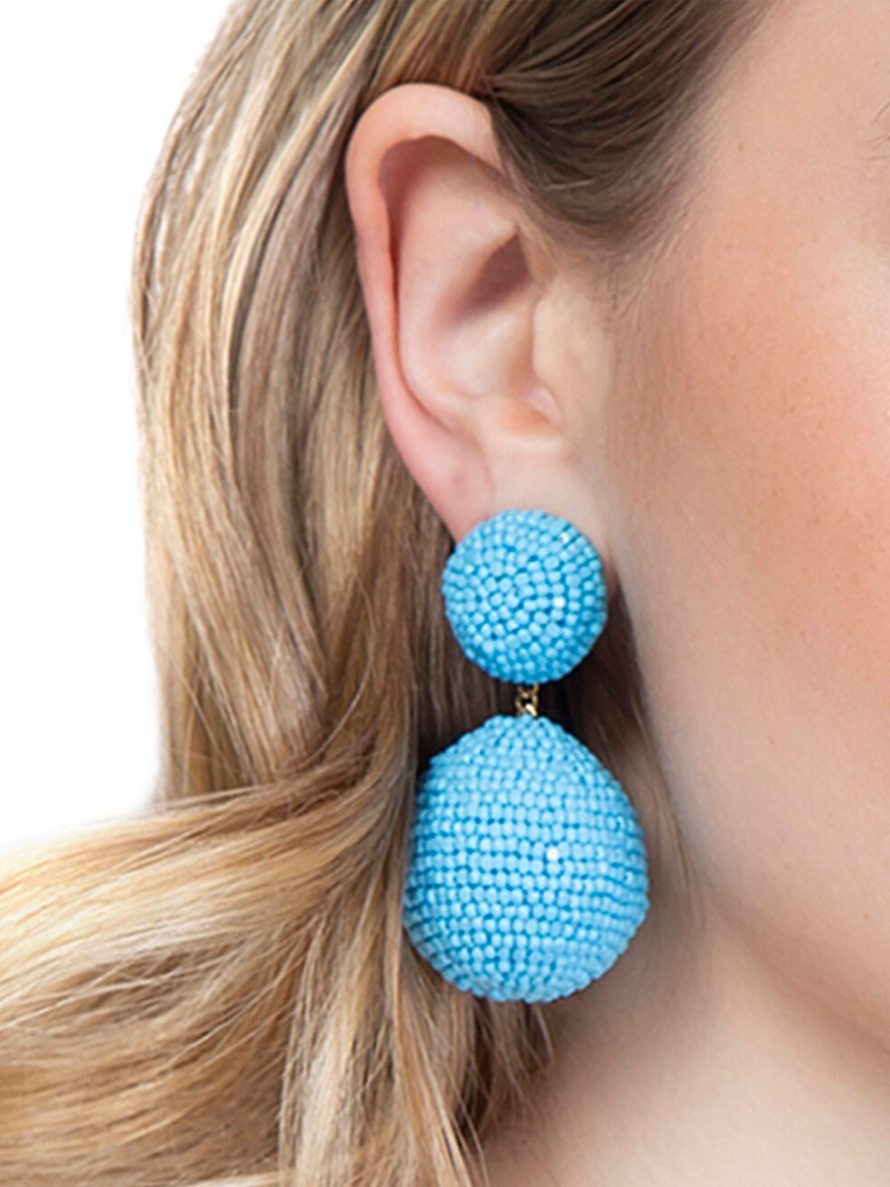 Teslana Goldtone, Glass Bead & Leather Drop Earrings | Saks Fifth Avenue