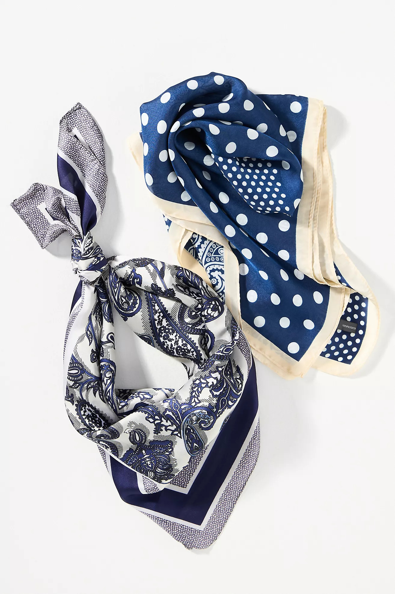 Patterned Hair Scarves, Set of 2 | Anthropologie (US)