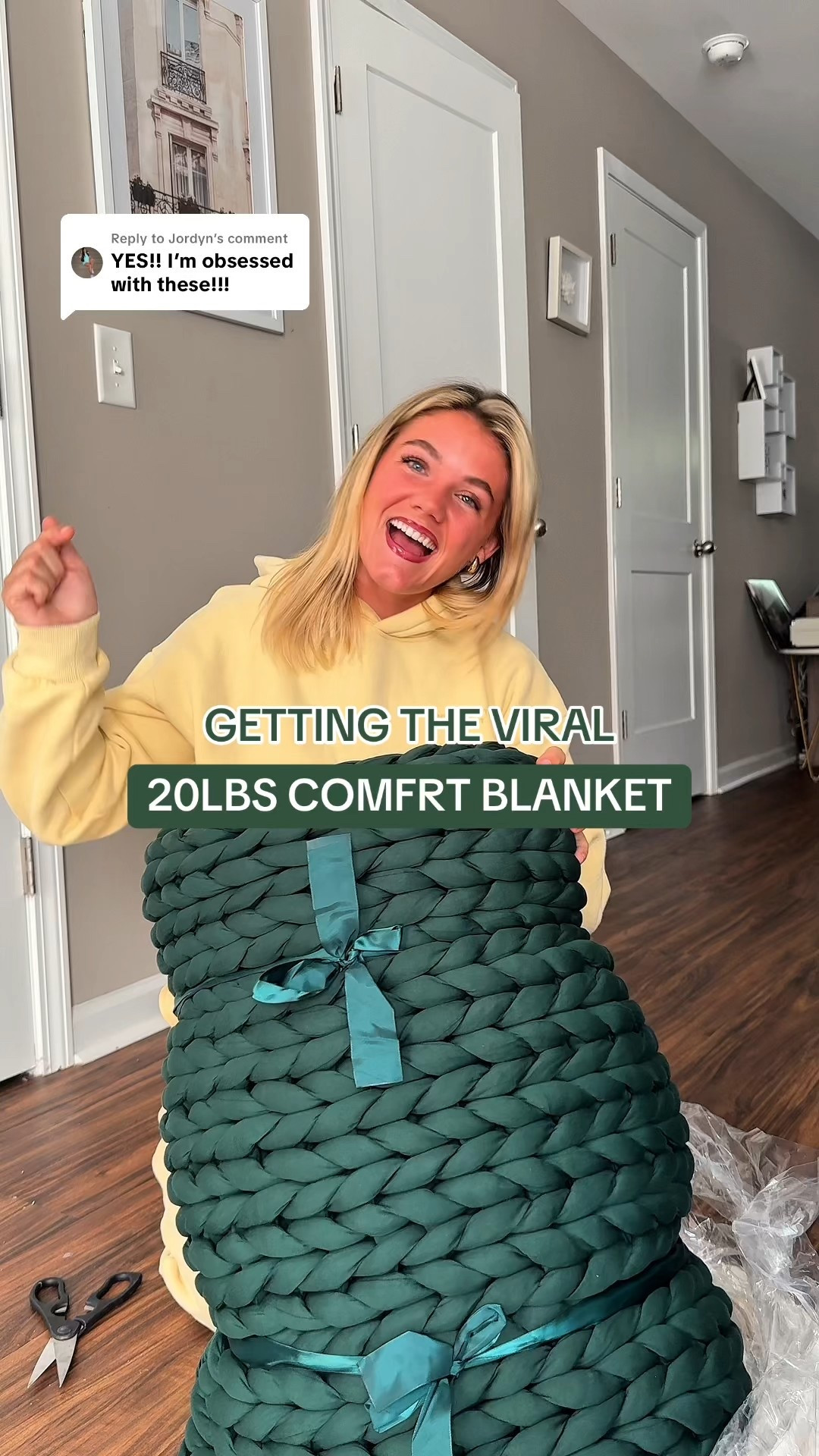 20LBS BLANKET!!🌲🌲

#LTKFamily #LTKSaleAlert #LTKHome