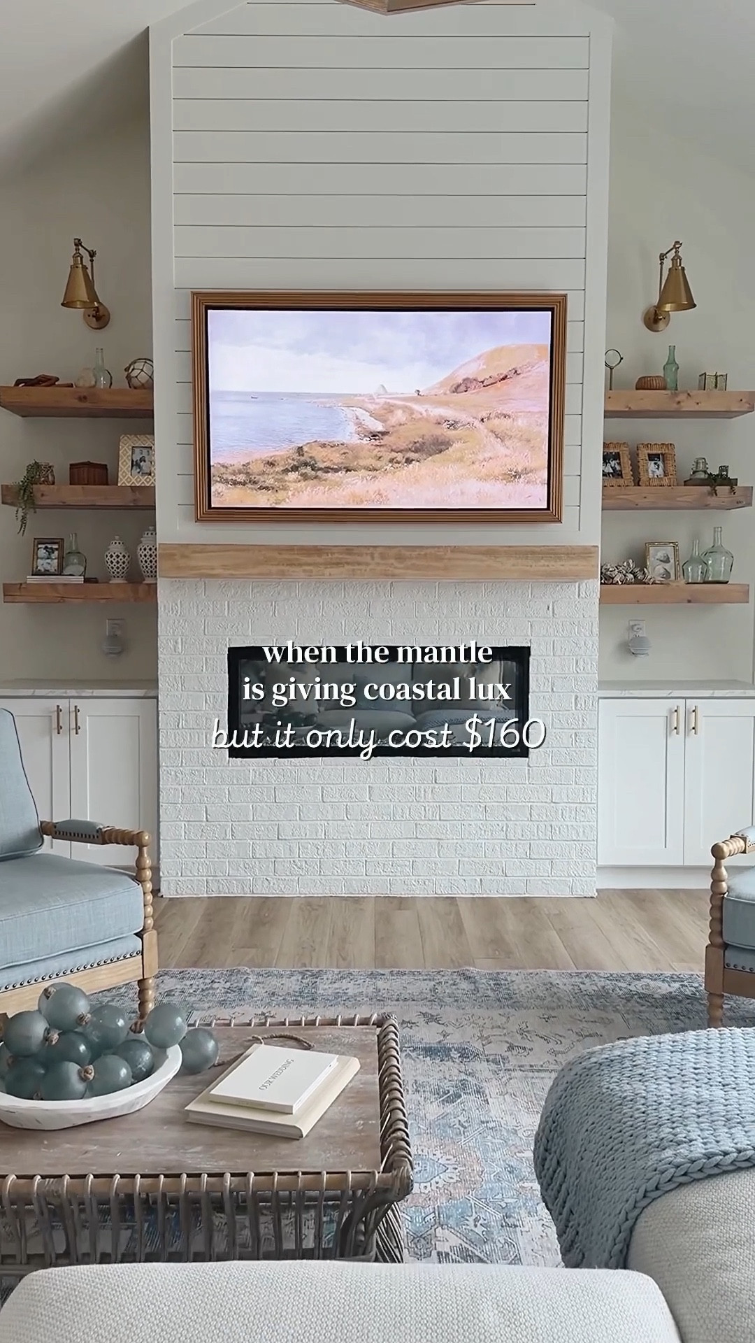 $160 mantle! On sale!! One of my fav statement coastal pieces! Home decor, coastal home, cozy home, coastal home, coastal decor, home vibes, home decor, home deals, sale alert, coastal grandma, cozy space, coastal home, living room decor 

#LTKSaleAlert #LTKHome #LTKSpringSale