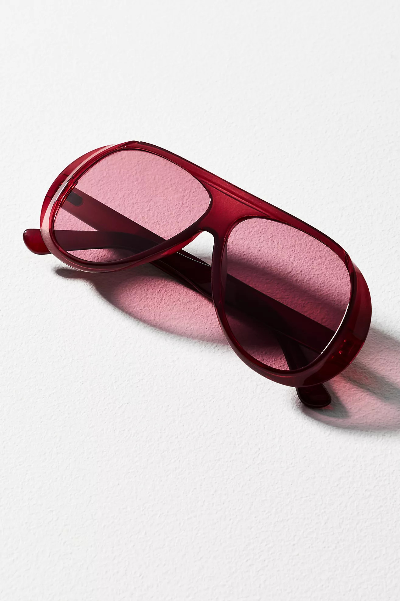 I-SEA Translucent Aviator Sunglasses | Anthropologie (US)