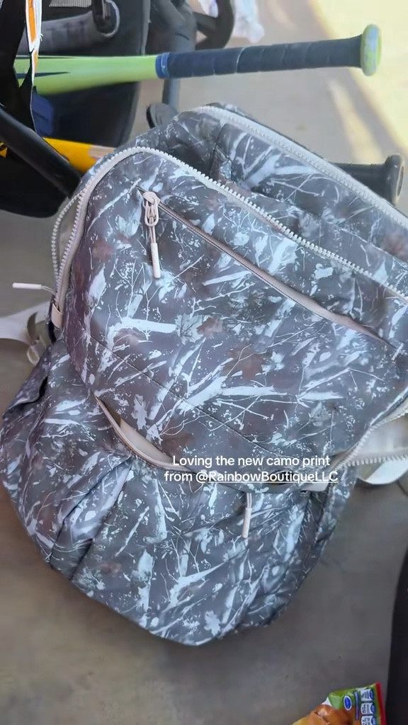 Blend in with the wild… or the school pickup line 🫣 This backpack is dad-approved, mom-organized, and ready for ballpark days, road trips, or deer camp 🎒🌾 #CamoEverything #MomLifeMeetsHuntLife #BackpackGoals #OutdoorStyle #BallparkBag #HunterFamily #GirlWhoGetsItDone #CamoCrew #FieldReady #PackItUp 

#LTKFindsUnder50 #LTKItBag #LTKTravel