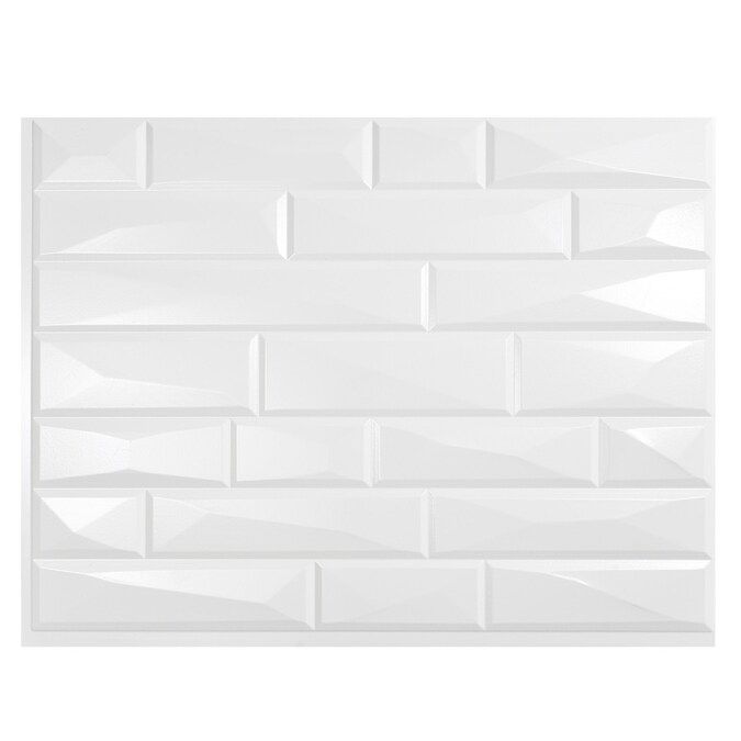 Fasade Fasade Vista Gloss White Lowes.com | Lowe's