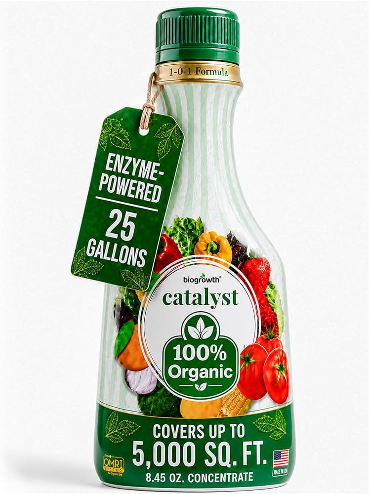 Biogrowth Catalyst Liquid Enzyme Organic Plant Food - Indoor and Outdoor Fertilizer for Vegetable... | Amazon (US)