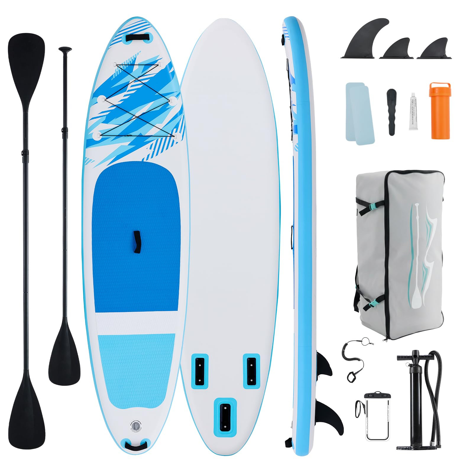Amazon.com : Sweetcrispy Inflatable Stand Up Paddle Board with Premium SUP Paddleboard Accessorie... | Amazon (US)