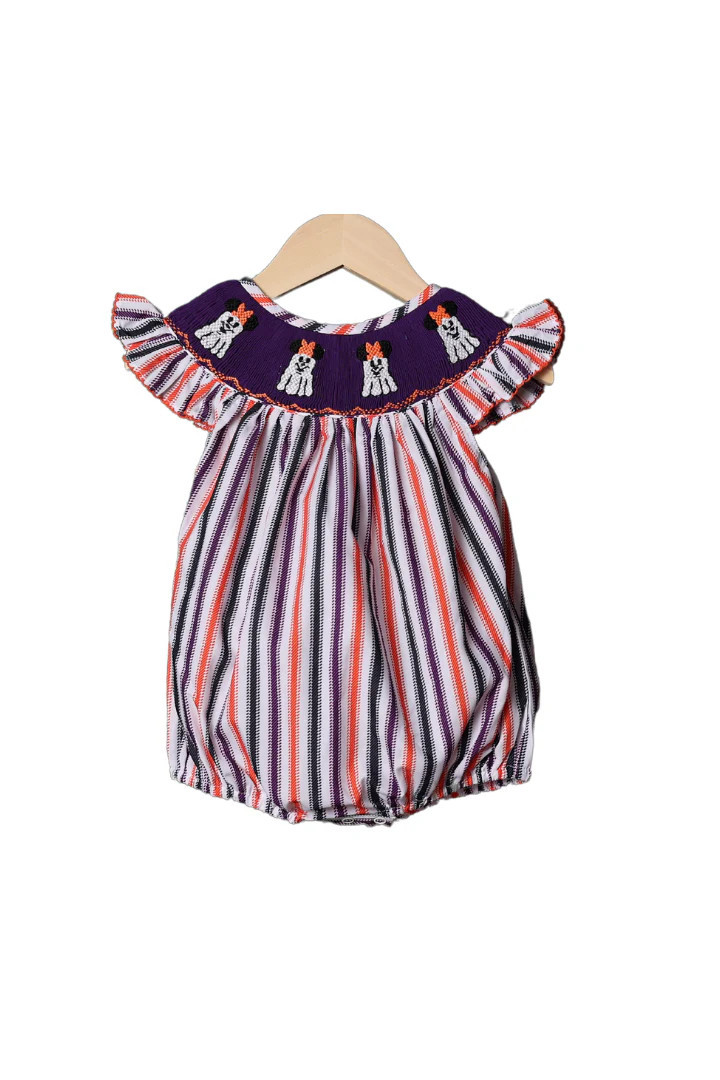 Smocked Stripe Mouse Ghost Bubble | The Smocked Flamingo