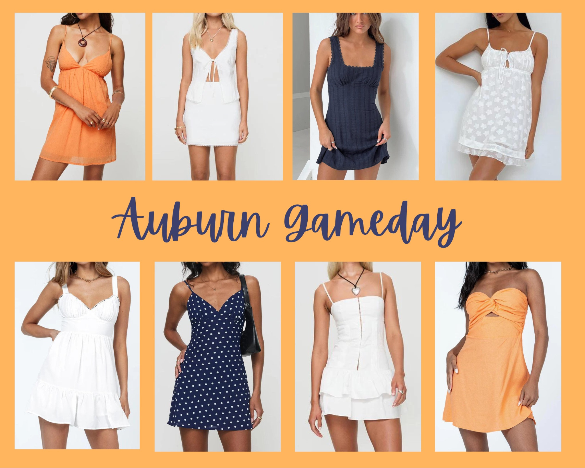 Auburn gameday dresses 

#LTKSeasonal #LTKBacktoSchool #LTKFindsUnder100