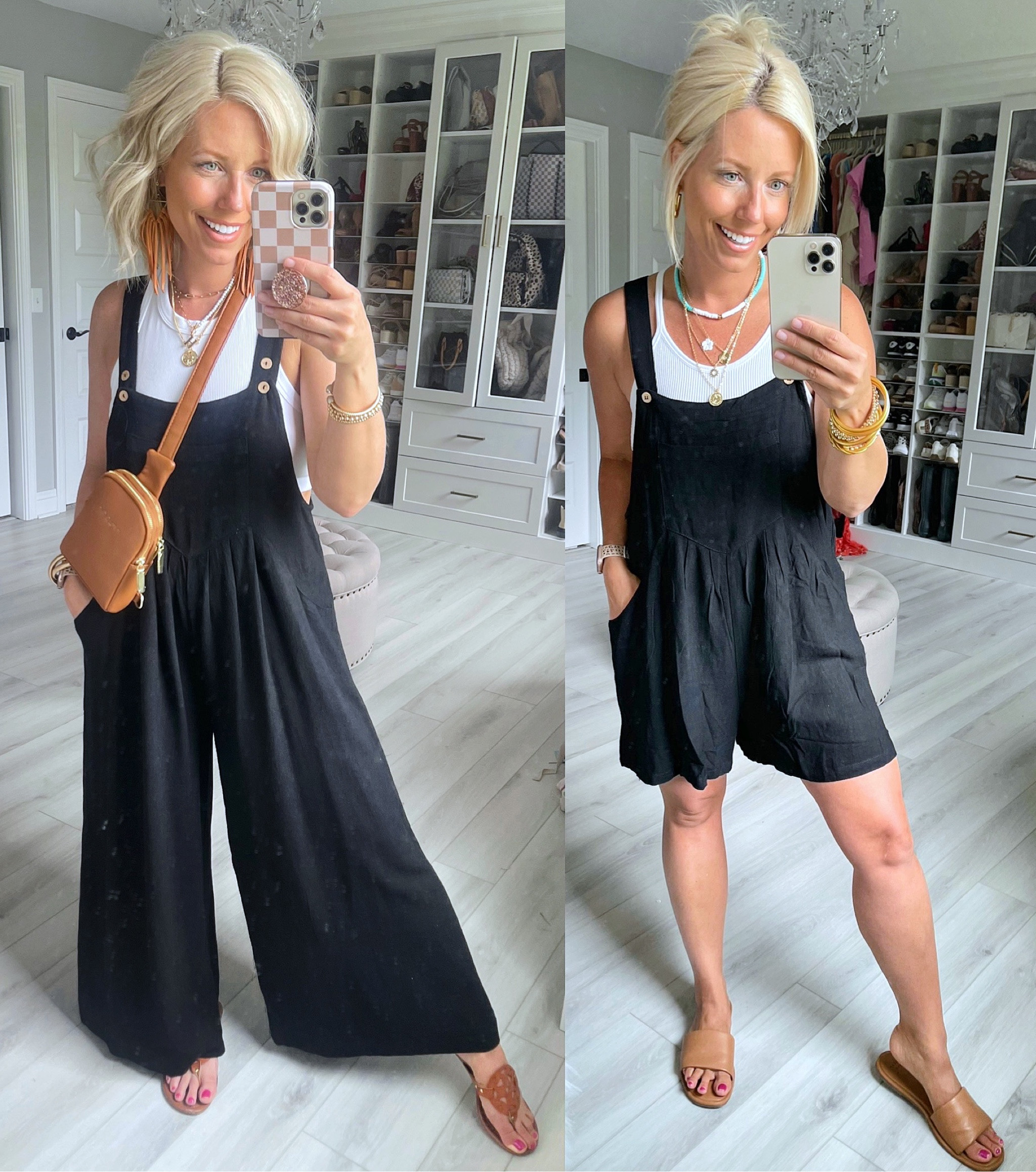 I loved the jumpsuit so much I had to go back and get the romper!!!! Both are such a easy, comfy style that still looks put together and stylish!!! Both come in lots of colors too!!!! Linking the tanks, accessories too!!!
⬇️⬇️⬇️
Wearing size small in everything!

#LTKunder50 #LTKstyletip #LTKsalealert