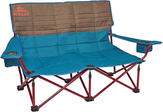 Kelty Low Loveseat Oversized 2-Person Heavy Duty Folding Camp Chair, Double Seat for Soccer Games... | Amazon (US)