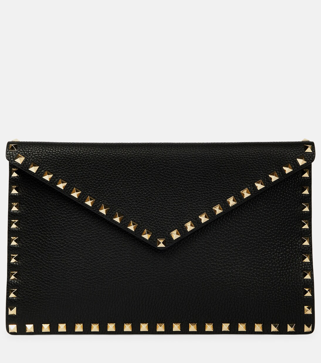 Rockstud leather clutch | Mytheresa (US/CA)