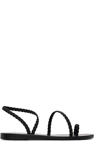 Ancient Greek Sandals - Black Eleftheria Sandals | SSENSE